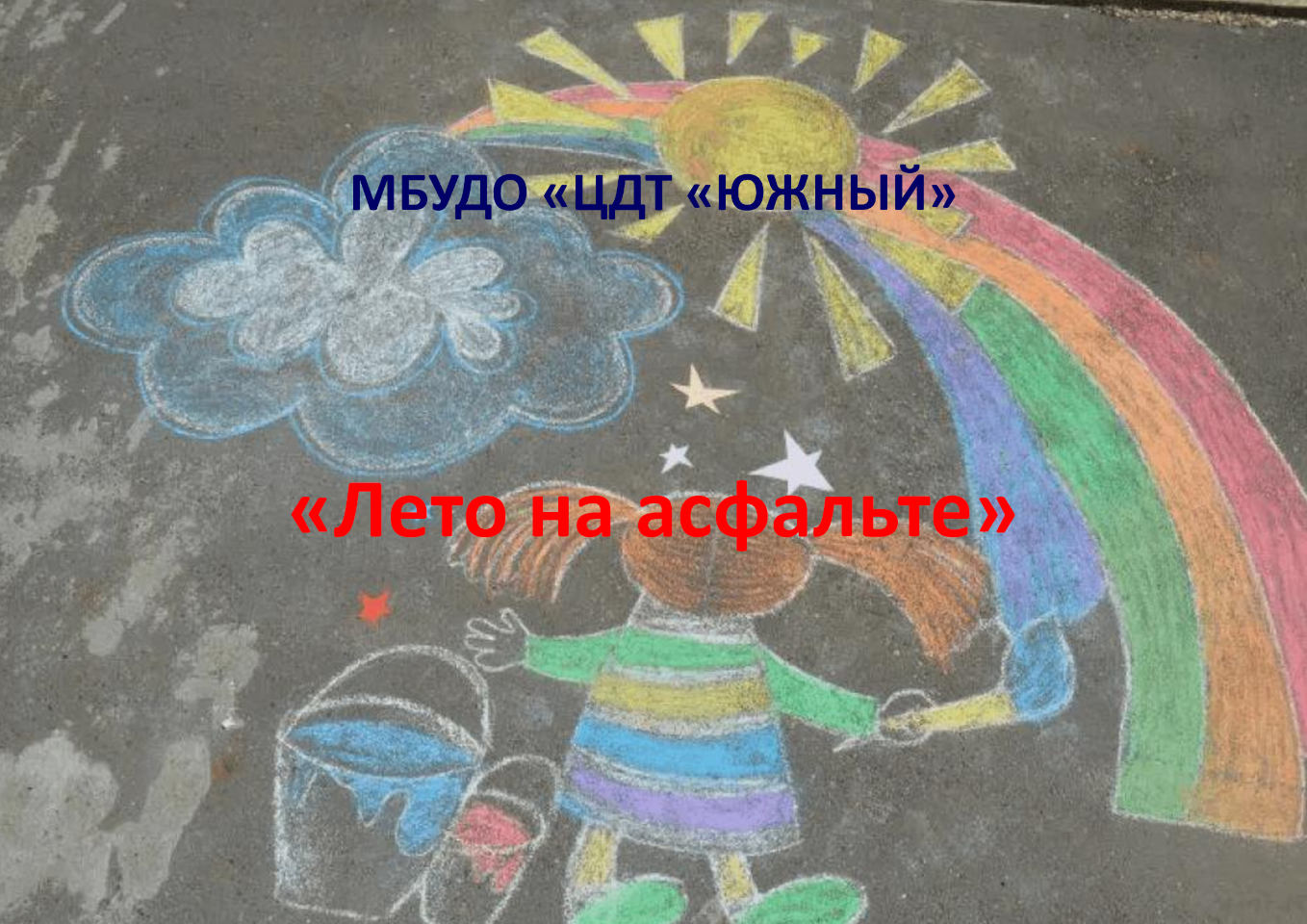 Рисунки мелом на асфальте «Лето на асфальте»