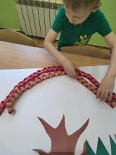 Коллективная аппликация «Разноцветно лето»